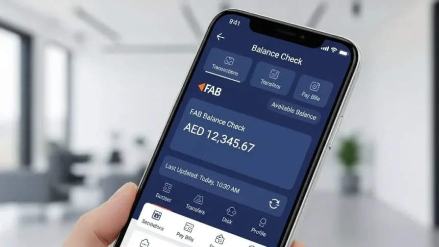 FAB Balance Check Online